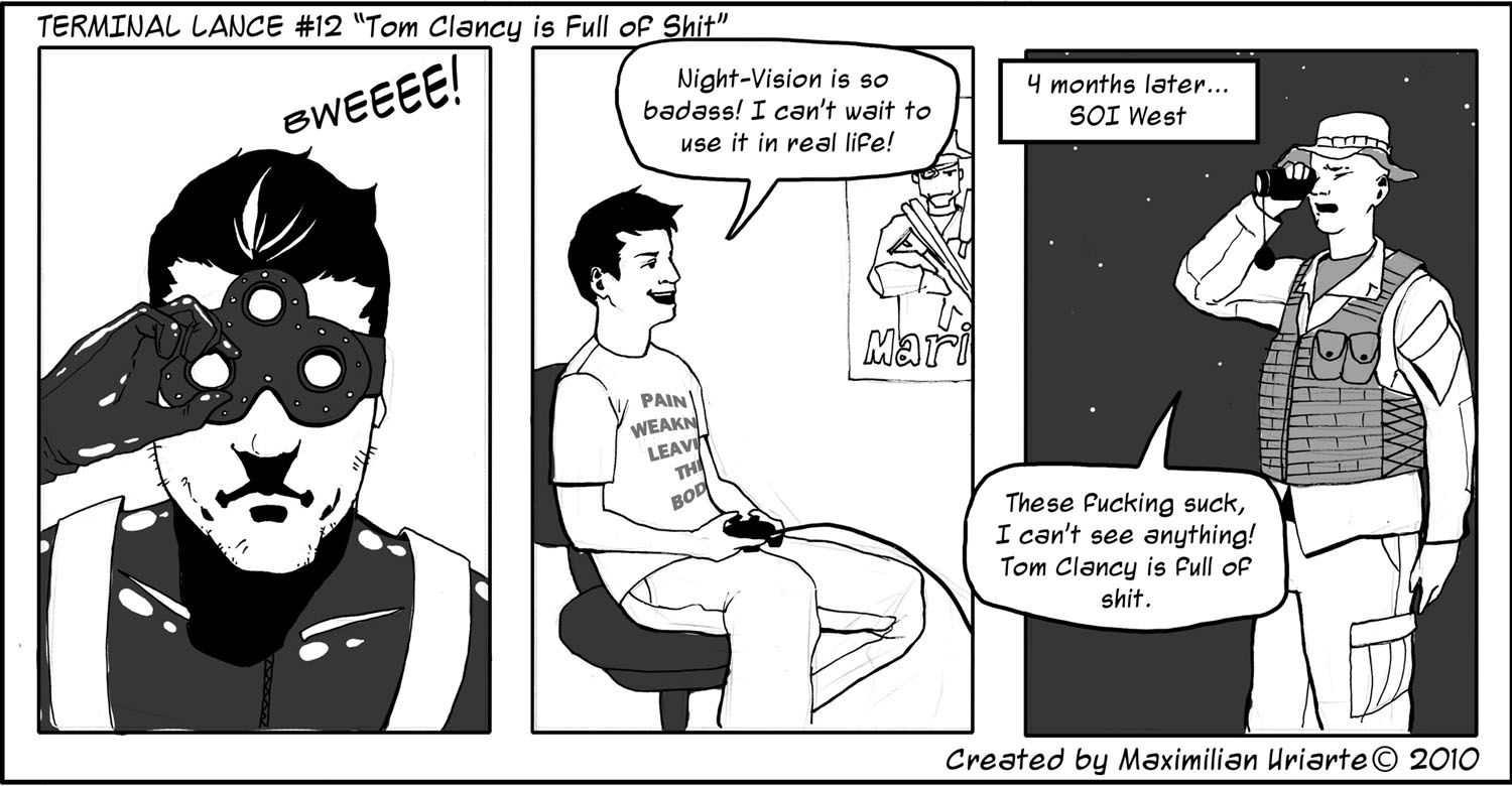 Terminal Lance #12 “Tom Clancy is Full of Shit”