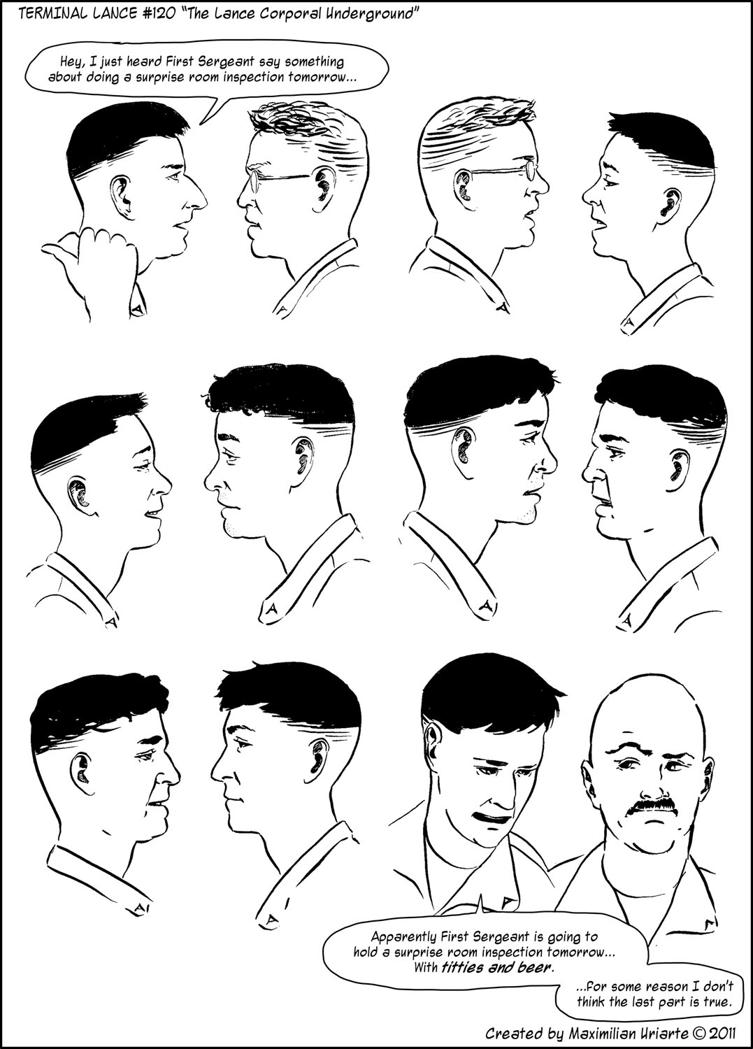 Terminal Lance #120 “The Lance Corporal Underground”