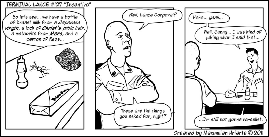 Terminal Lance #127 “Incentives”