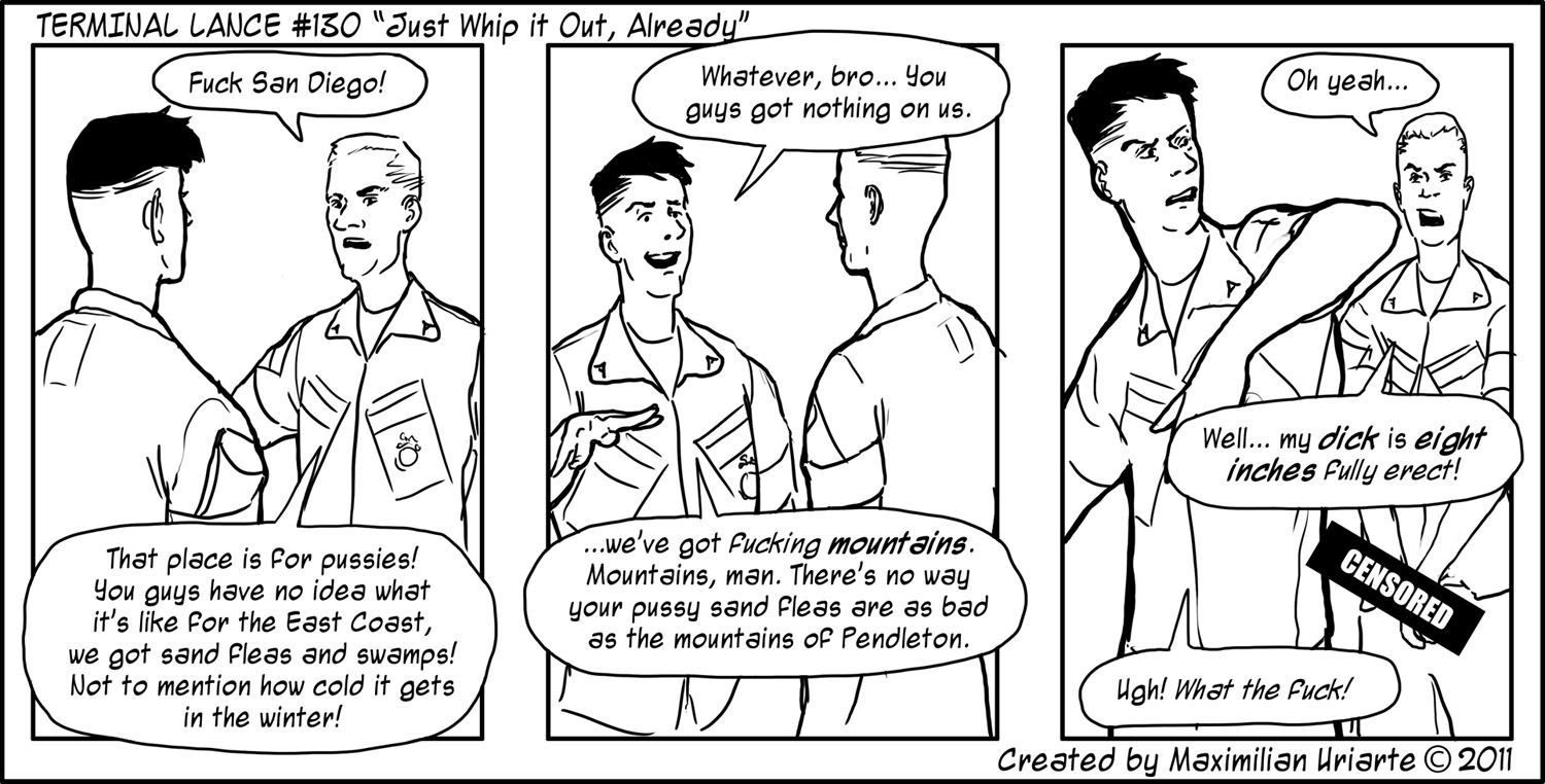 Terminal Lance #130 “Just Whip it out, Already”