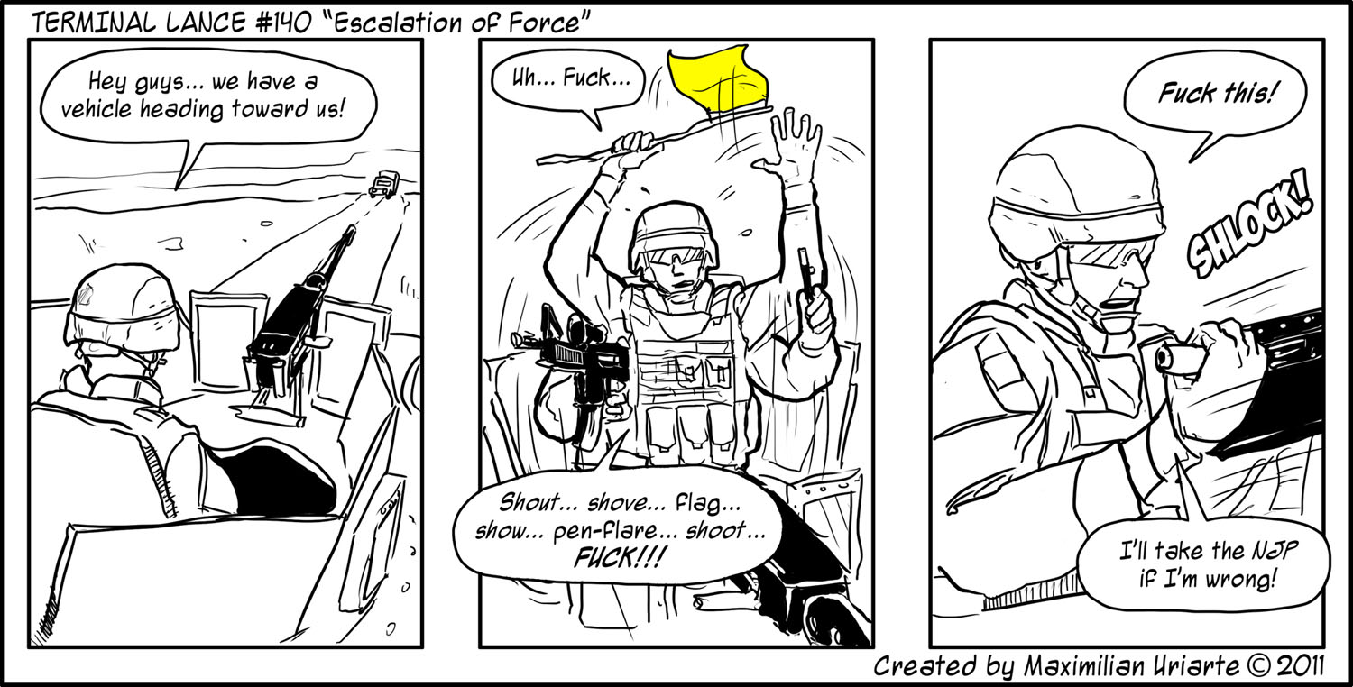 Terminal Lance #140 “Escalation of Force”