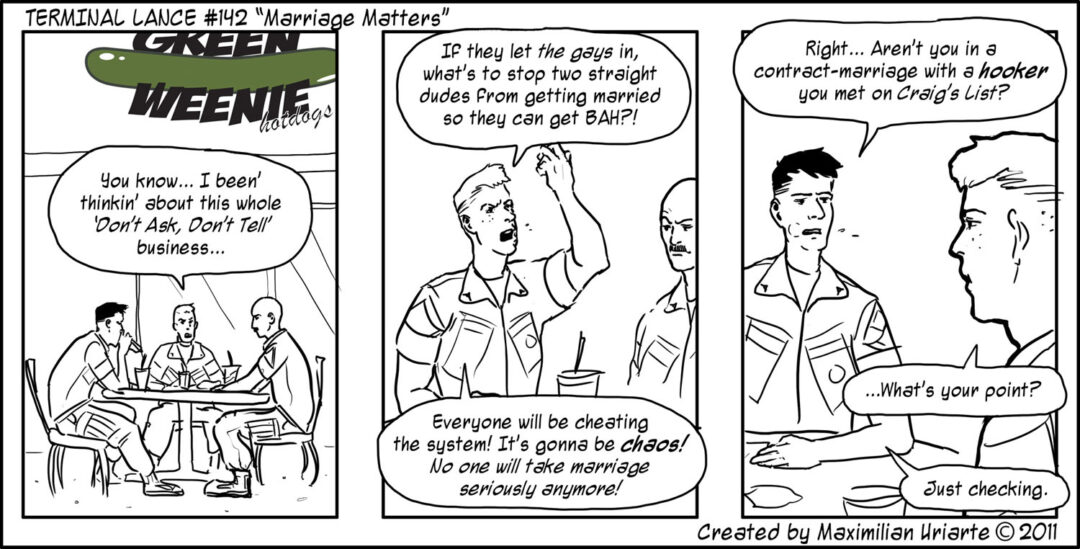 Terminal Lance #142 “Marriage Matters”