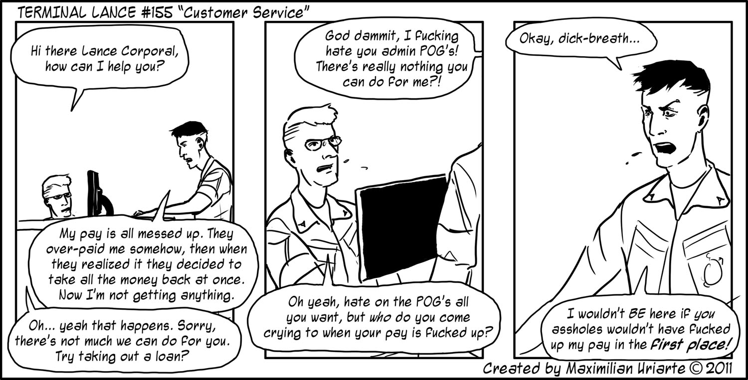 Terminal Lance #155 “Customer Service”