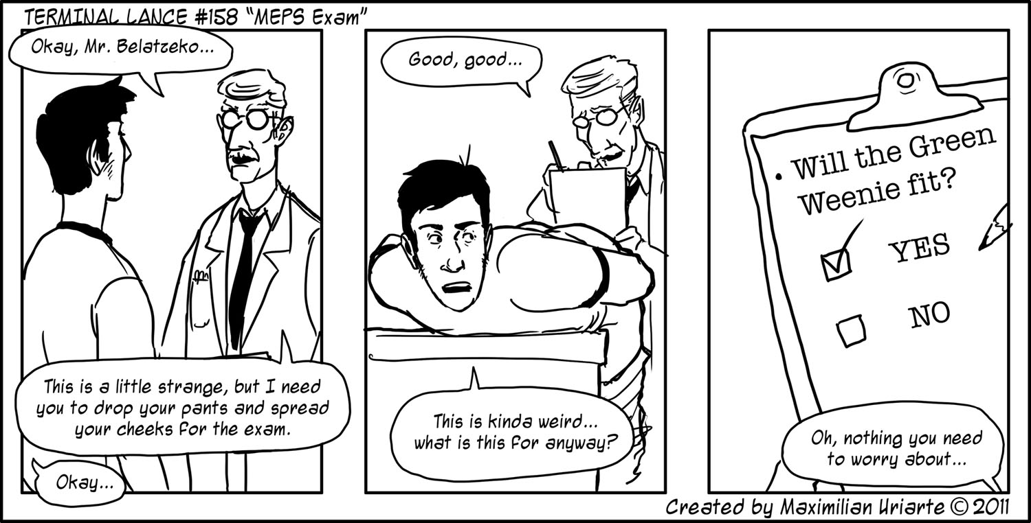 Terminal Lance #158 “MEPS Exam”