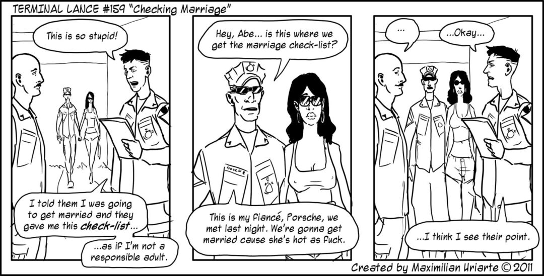 Terminal Lance #159 “Checking Marriage”