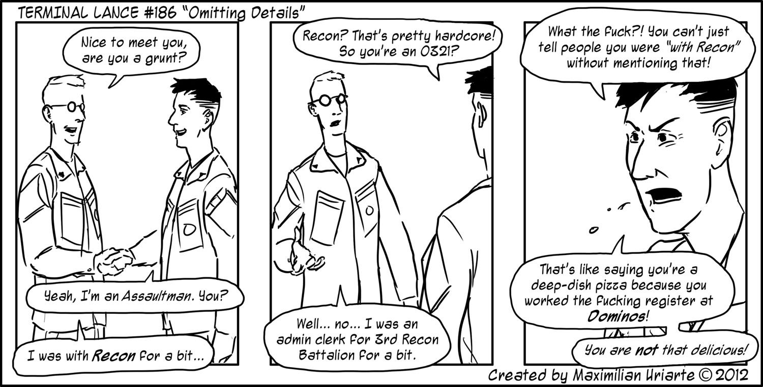 Terminal Lance #186 “Omitting Details”