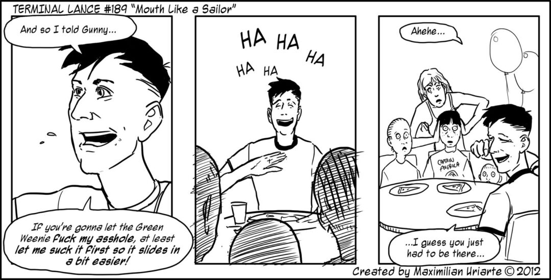 Terminal Lance #189 “Mouth Like a Sailor”