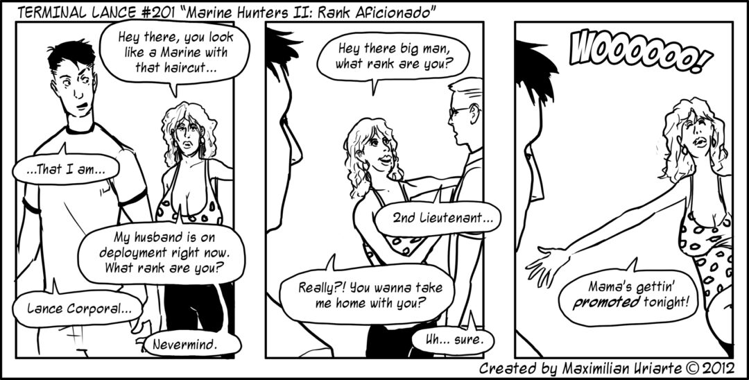 Terminal Lance #201 “Marine Hunters II: Rank Aficionado”