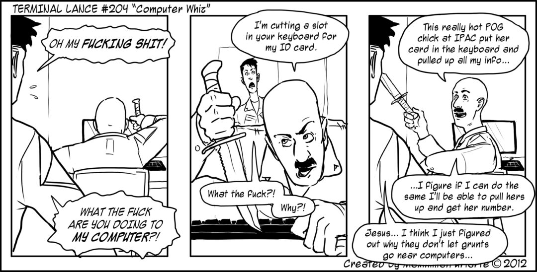 Terminal Lance #204 “Computer Whiz”