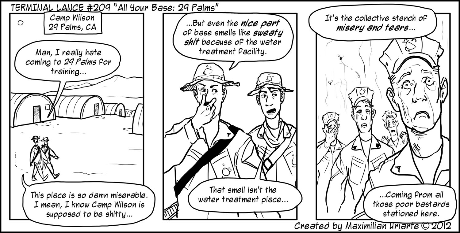 Terminal Lance #209 “All Your Base: 29 Palms”