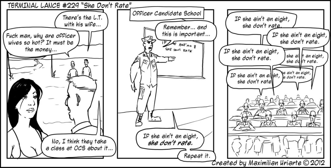 Terminal Lance #229 “She Don’t Rate”