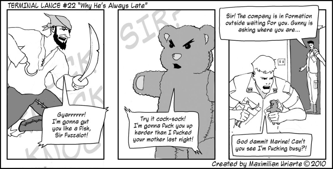 Terminal Lance #22 “Why He’s Always Late”