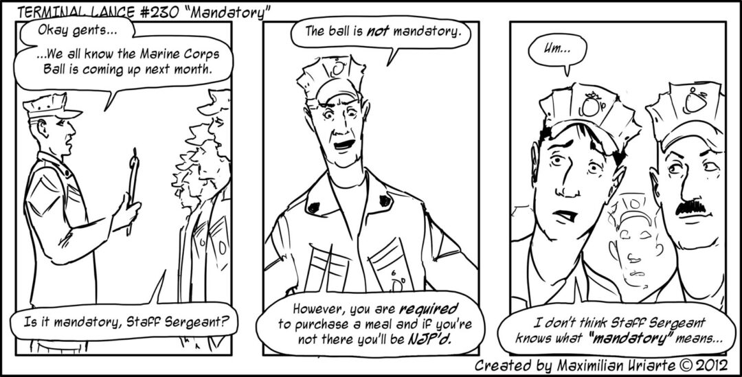 Terminal Lance #230 “Mandatory”