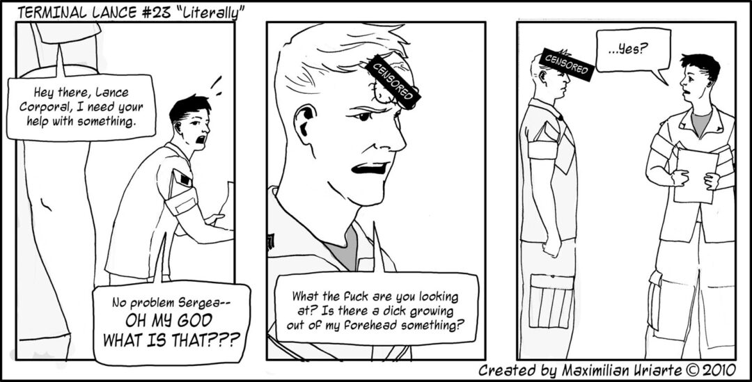 Terminal Lance #23 “Literally”