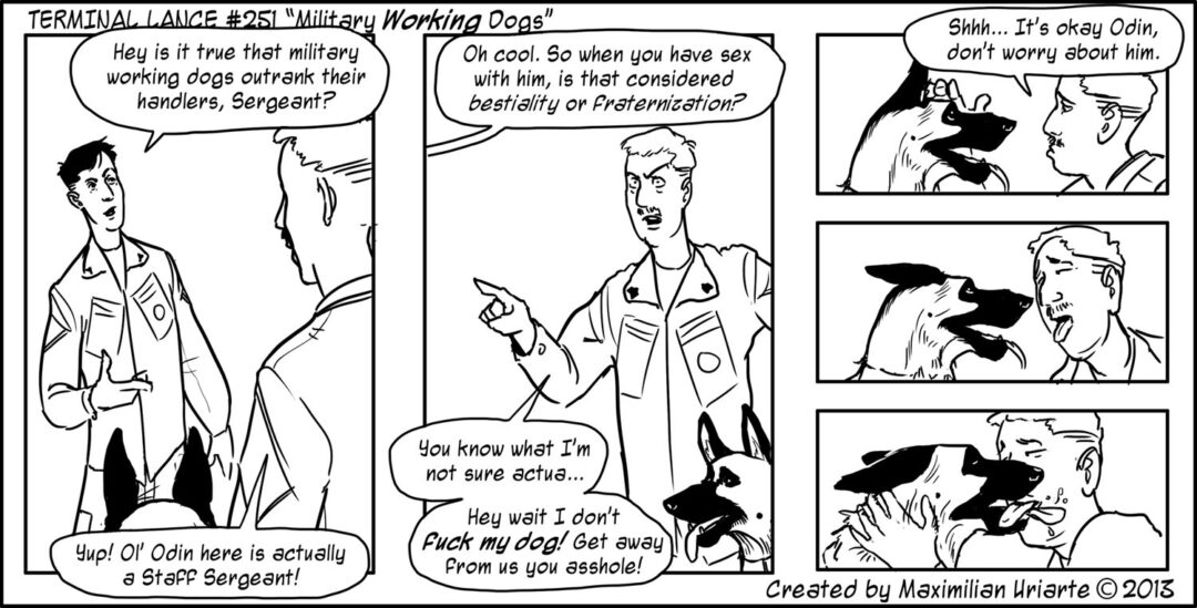 Terminal Lance #251 “Military WORKING Dogs”