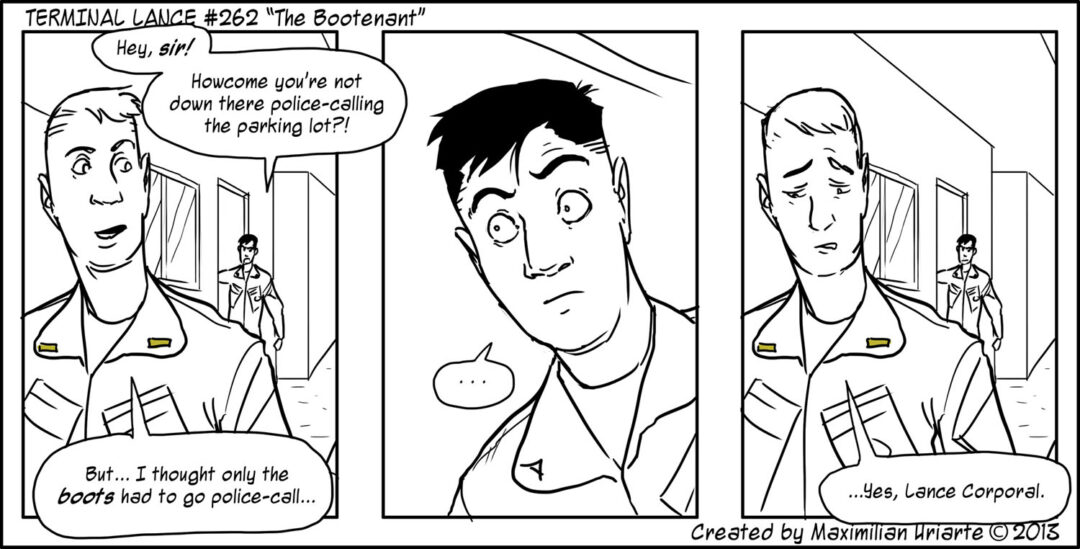 Terminal Lance #262 “The Bootenant”