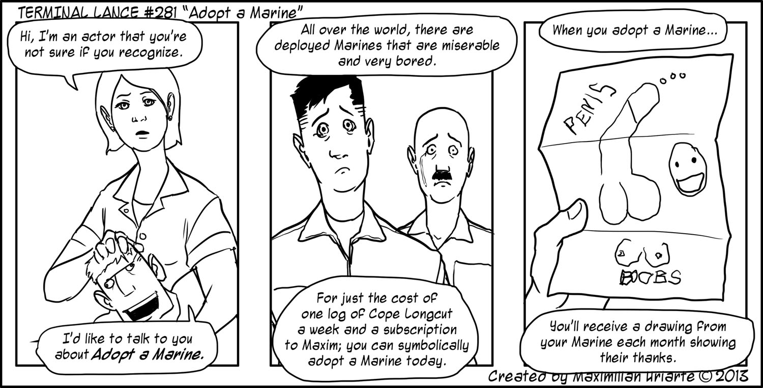 Terminal Lance #281 “Adopt a Marine”