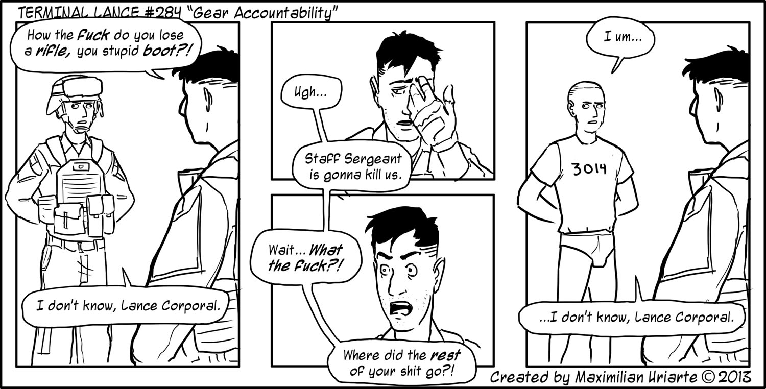 Terminal Lance #284 “Gear Accountability”