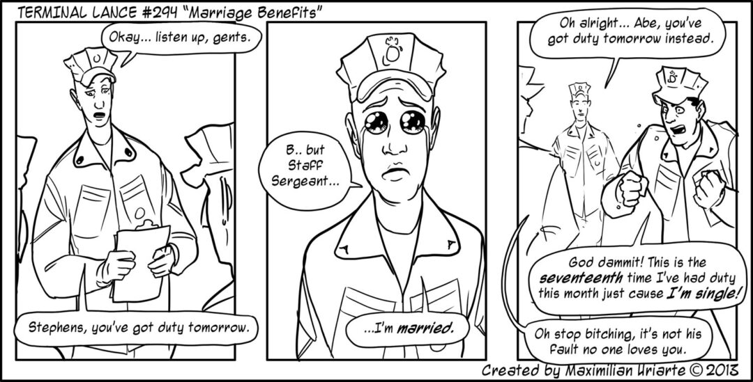 Terminal Lance #294 “Marriage Benefits”