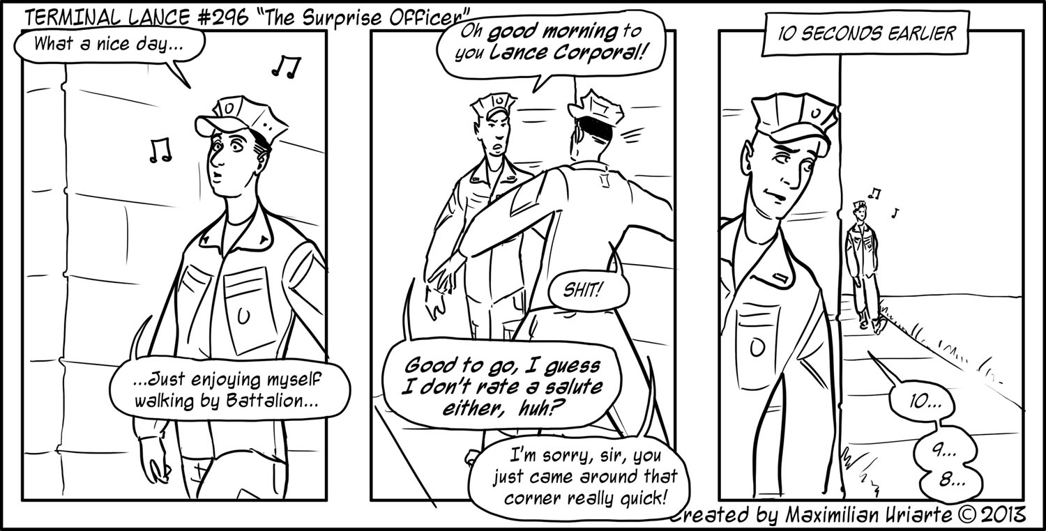 Terminal Lance #296 “The Surprise Officer”