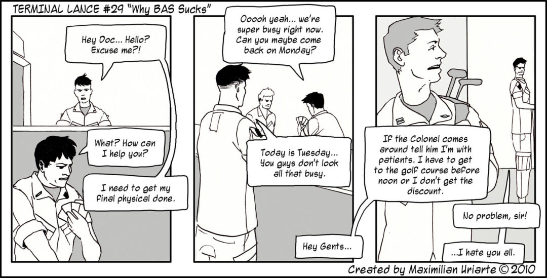 Terminal Lance #29 “Why BAS Sucks”