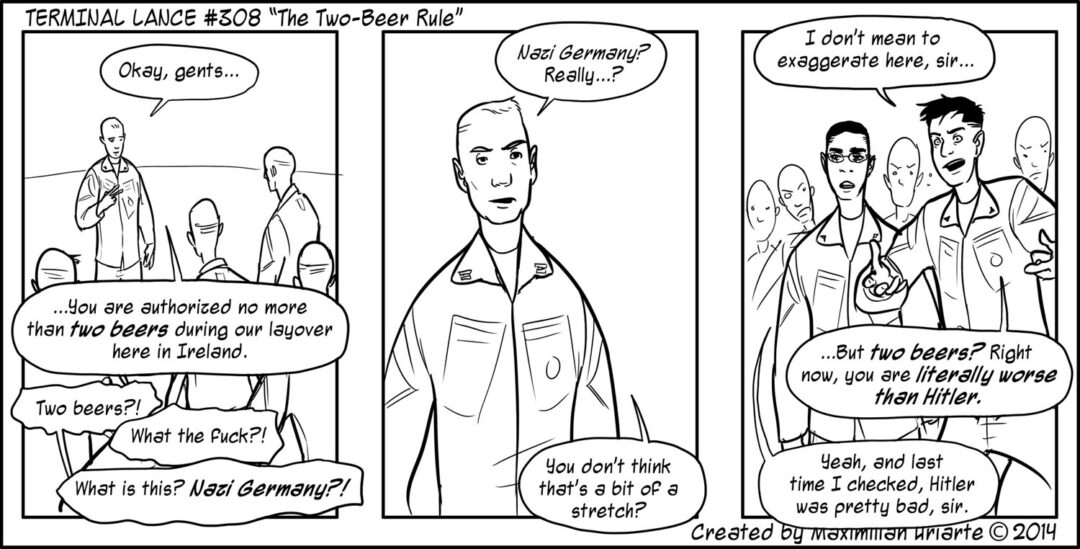 Terminal Lance #308 “The Two Beer Rule”