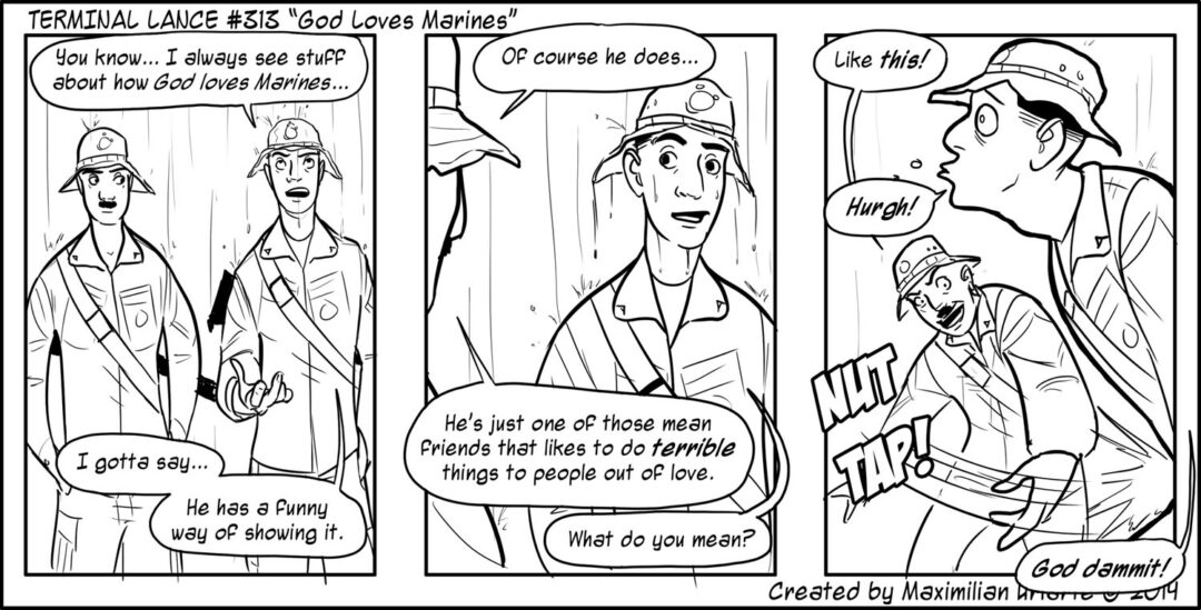 Terminal Lance #313 “God Loves Marines”