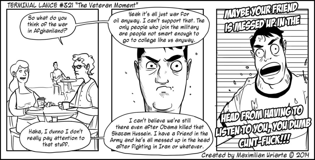Terminal Lance #321 “The Veteran Moment”