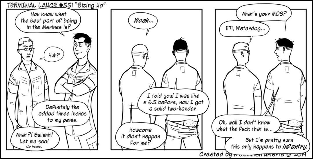 Terminal Lance #331 “Sizing Up”