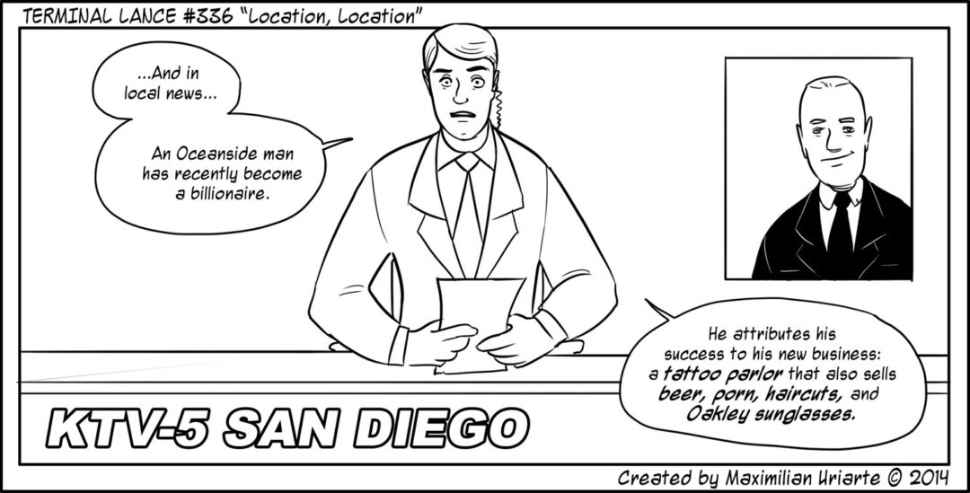 Terminal Lance #336 “Location, Location”