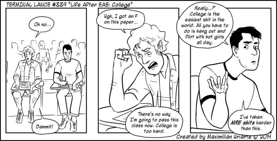Terminal Lance #339 “Life After EAS: College”