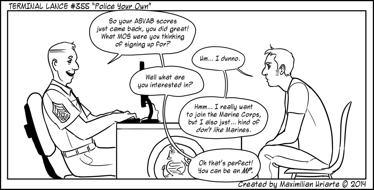 Terminal Lance #355 “Police Your Own”
