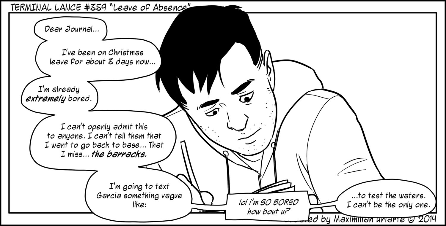 Terminal Lance #359 “Leave of Absence”