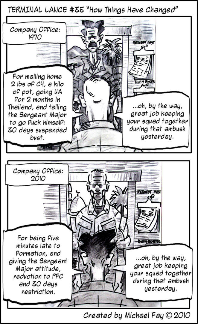 Terminal Lance #35 “How Things Have Changed”