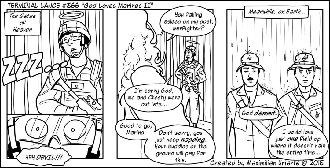 Terminal Lance #366 “God Loves Marines II”