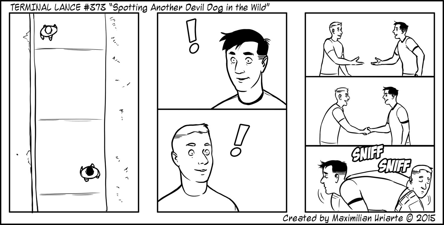 Terminal Lance #373 “Spotting Another Devil Dog in the Wild”