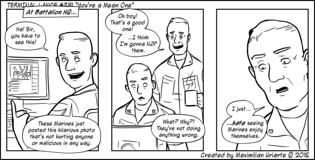 Terminal Lance #381 “You’re a Mean One”