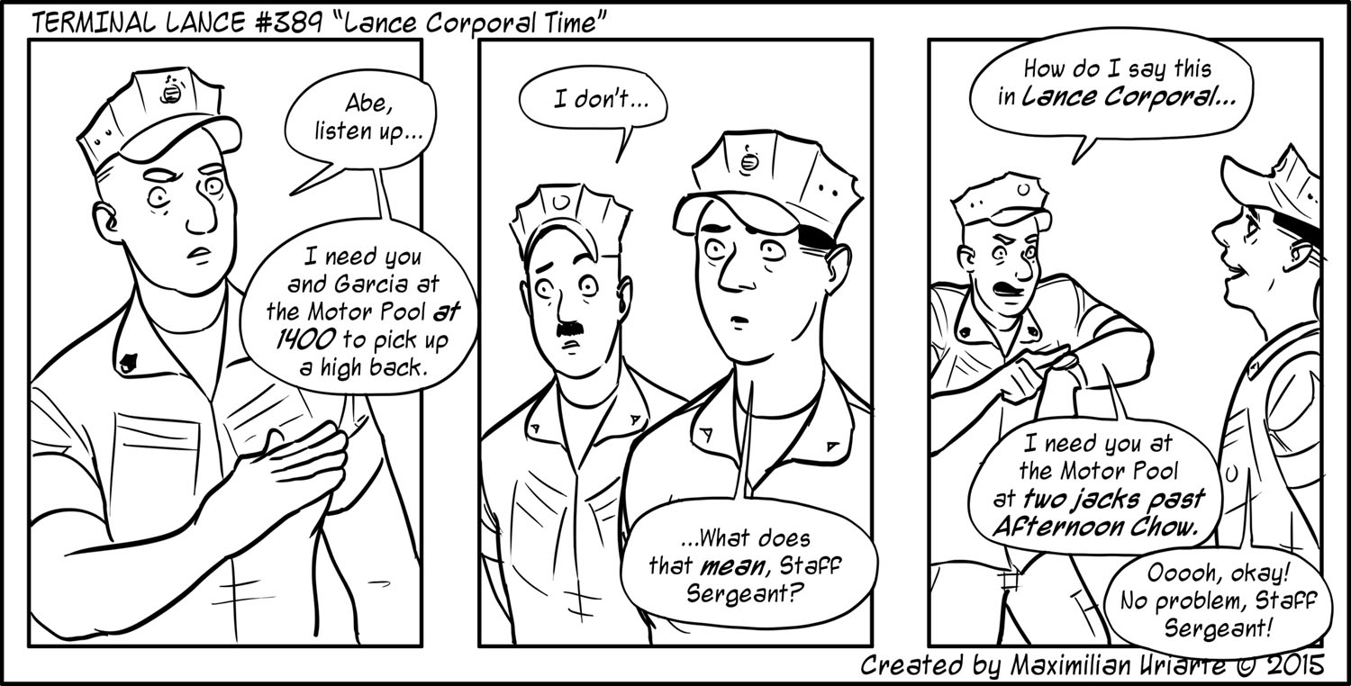Terminal Lance #389 “Lance Corporal Time”