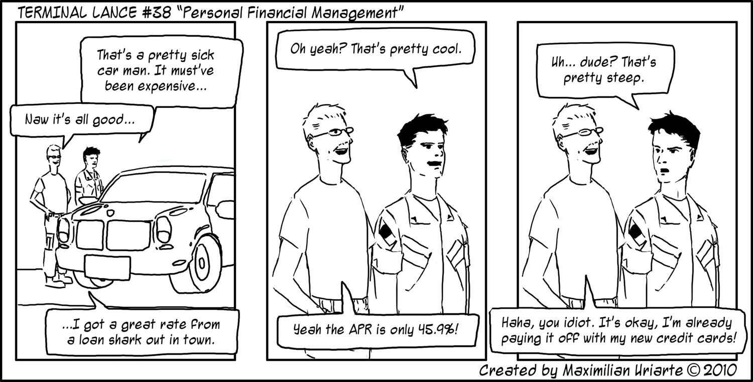 Terminal Lance #38 “Personal Financial Management”