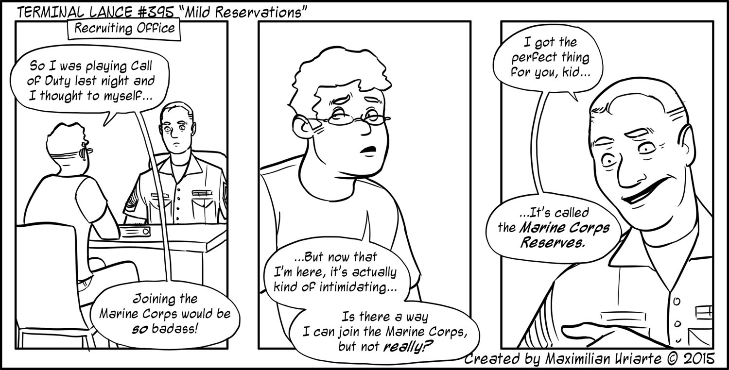 Terminal Lance #395 “Mild Reservations”