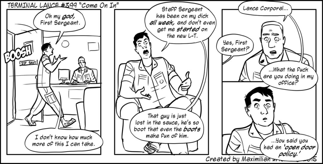 Terminal Lance #399 “Come On In”