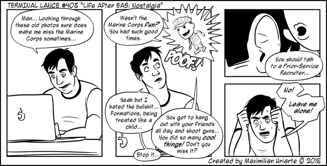 Terminal Lance #403 “Life After EAS: Nostalgia”