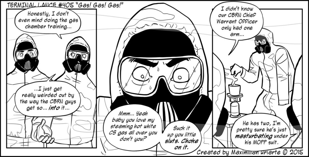 Terminal Lance #405 “Gas! Gas! Gas!”