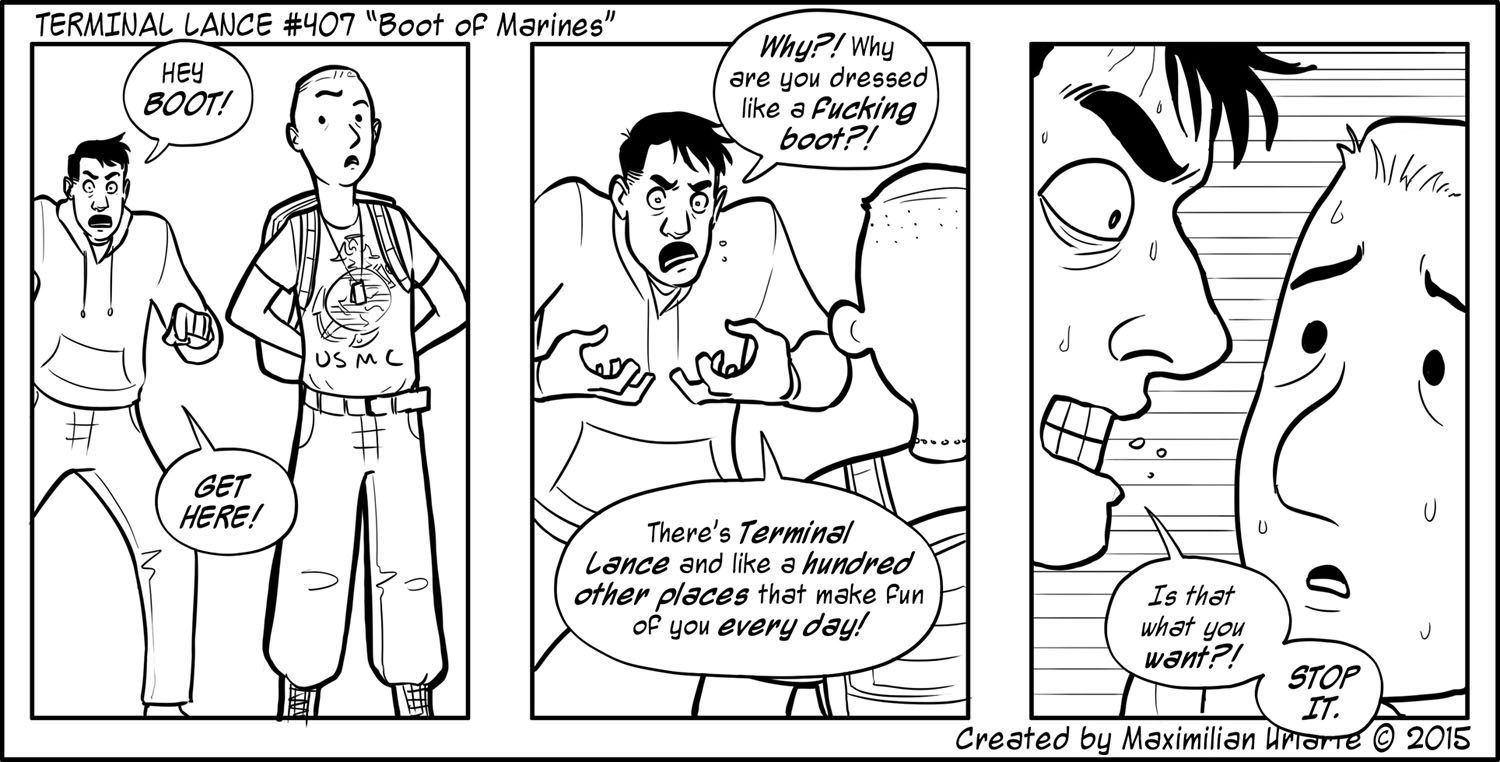 Terminal Lance #407 “Boot of Marines”