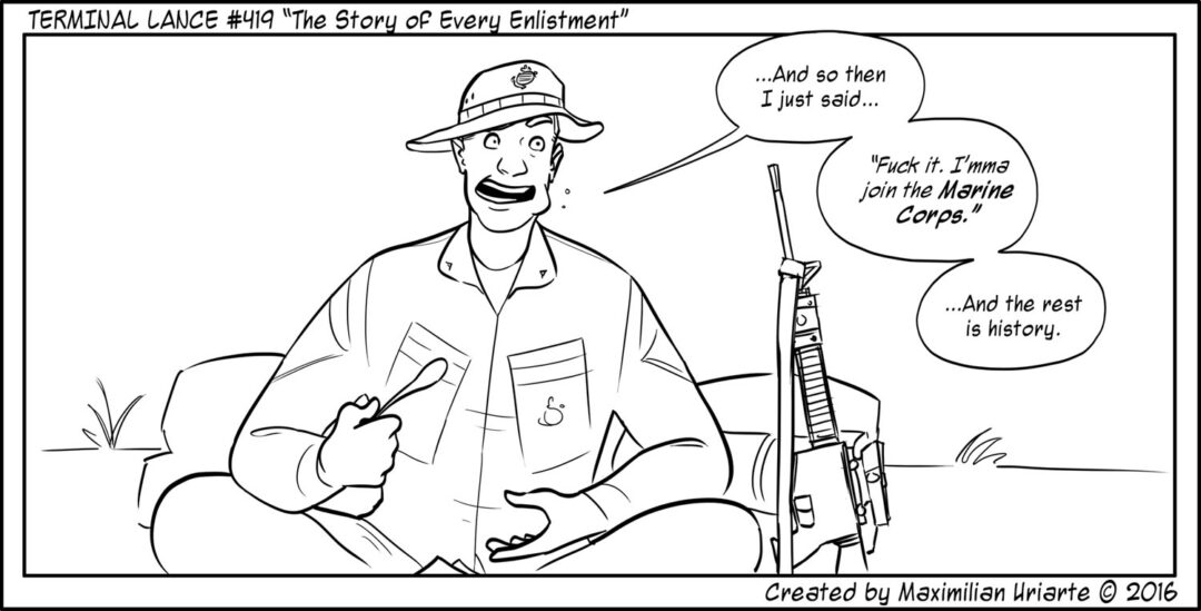 Terminal Lance #419 “The Story of Every Enlistment”