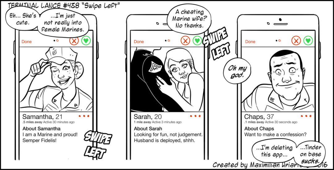 Terminal Lance #438 “Swipe Left”
