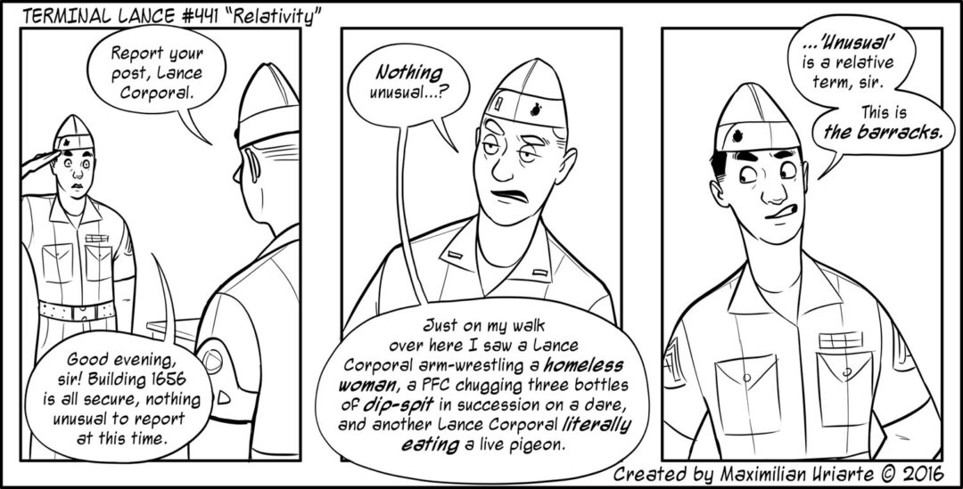 Terminal Lance #441 “Relativity”