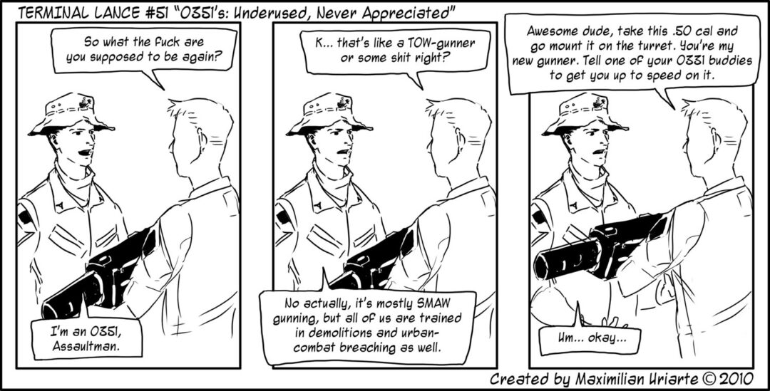 Terminal Lance #51 “0351′s: Underused, Never Appreciated”