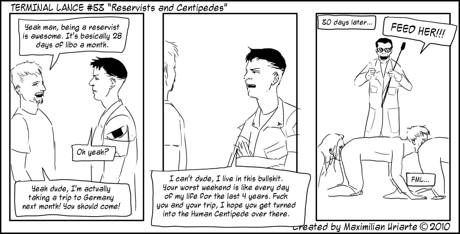 Terminal Lance #53 “Reservists and Centipedes”