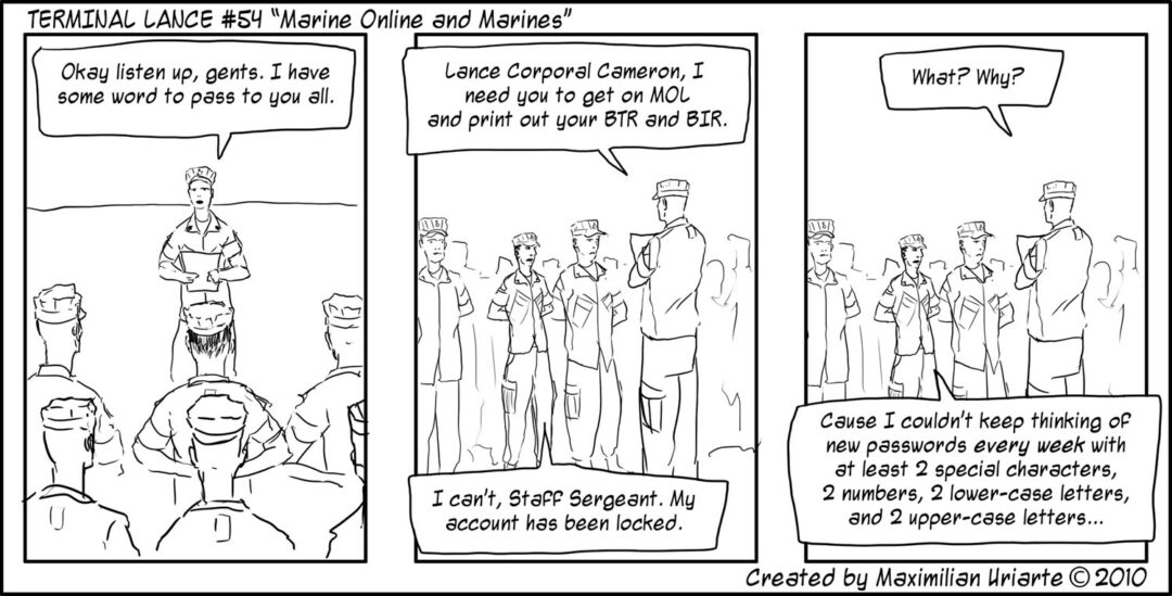 Terminal Lance #54 “Marine Online and Marines”